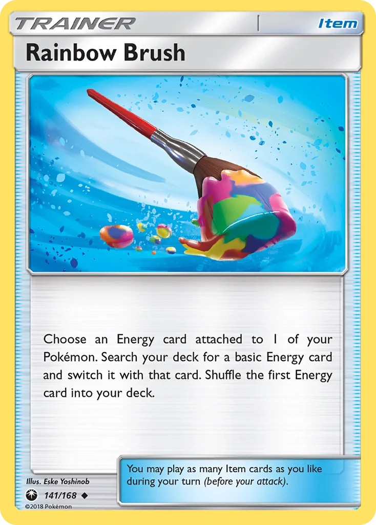 Rainbow Brush Pokemon card