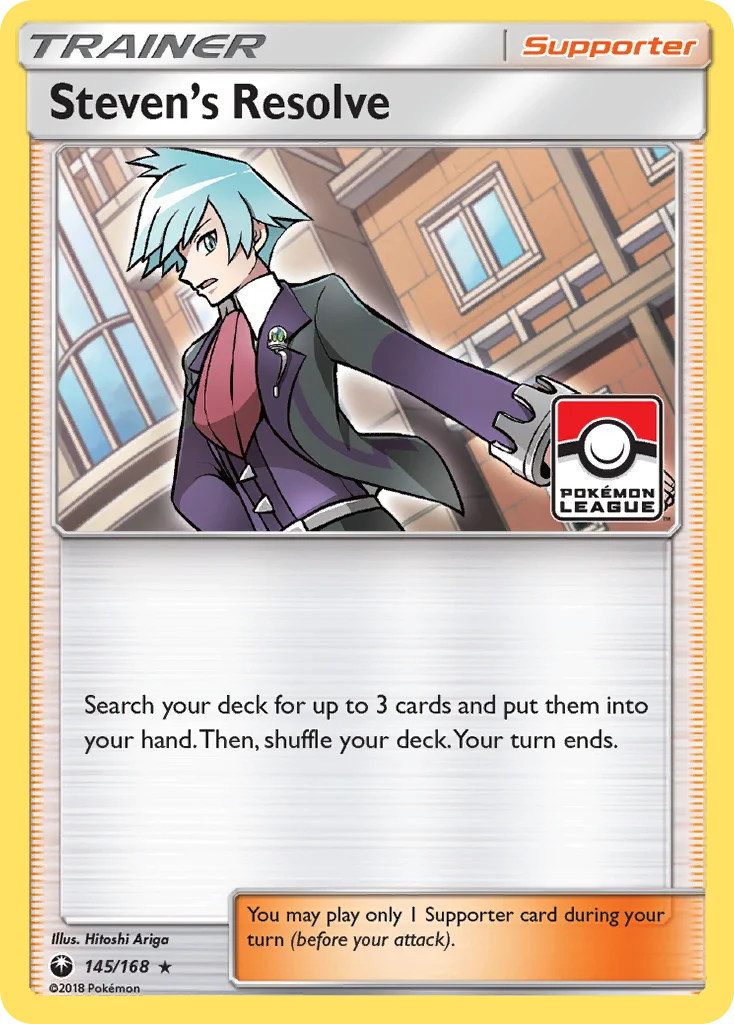 Steven's Resolve Pokemon card
