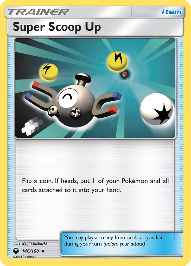 Super Scoop Up Pokemon card