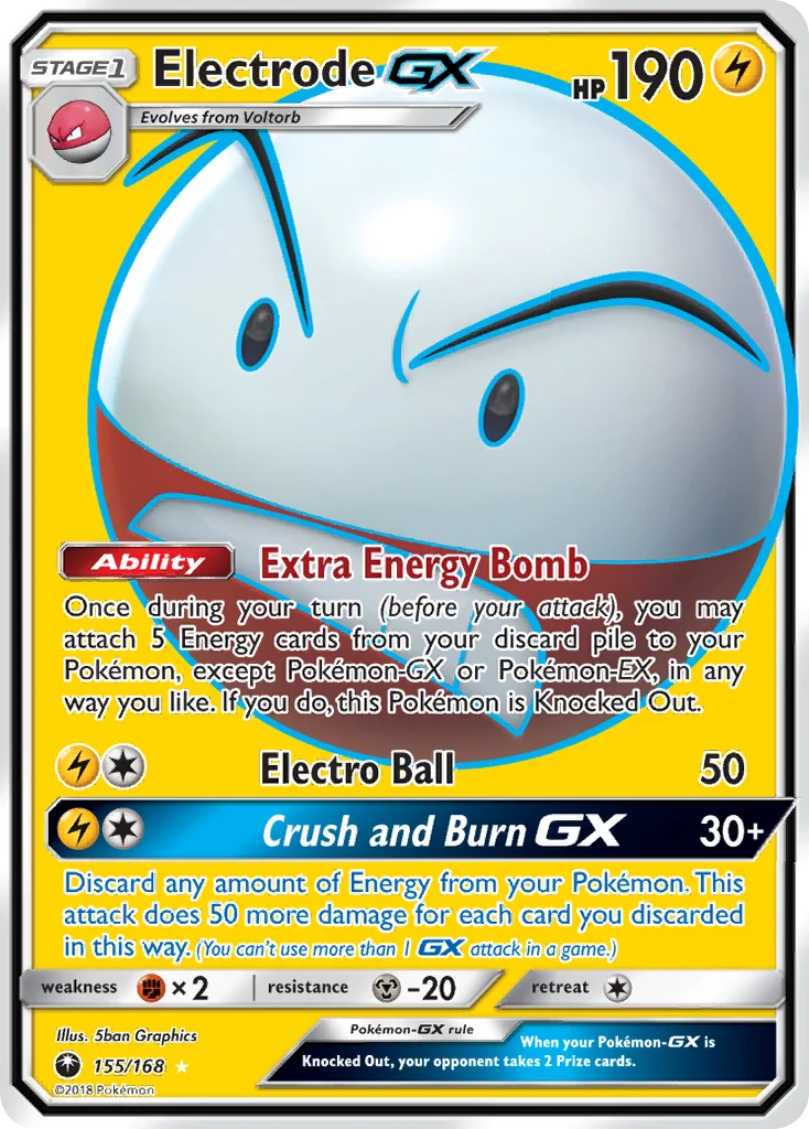 Electrode-GX Pokemon card