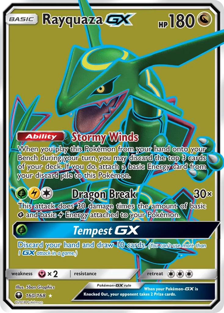 Rayquaza-GX Pokemon card