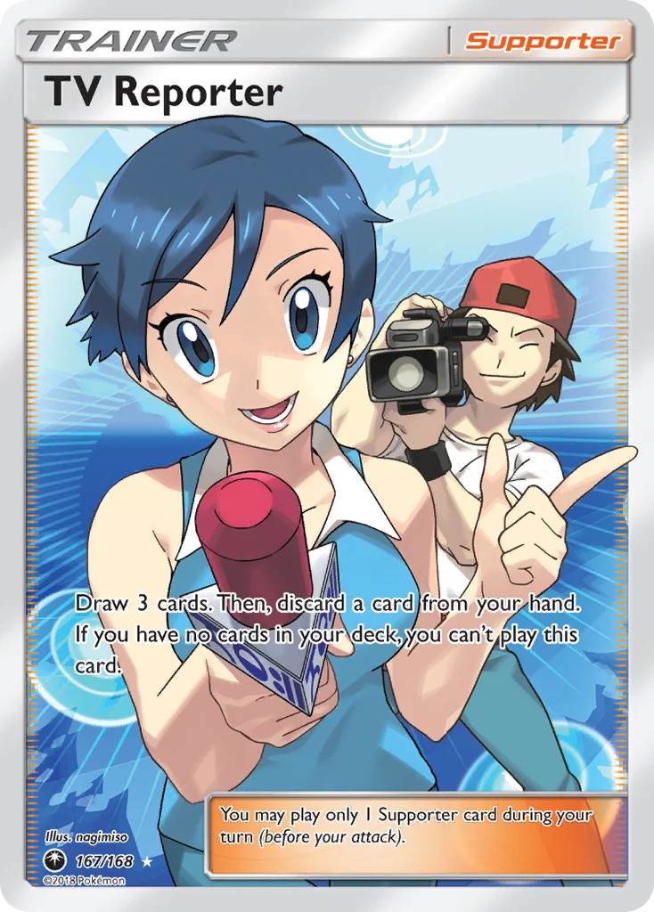 TV Reporter Pokemon card