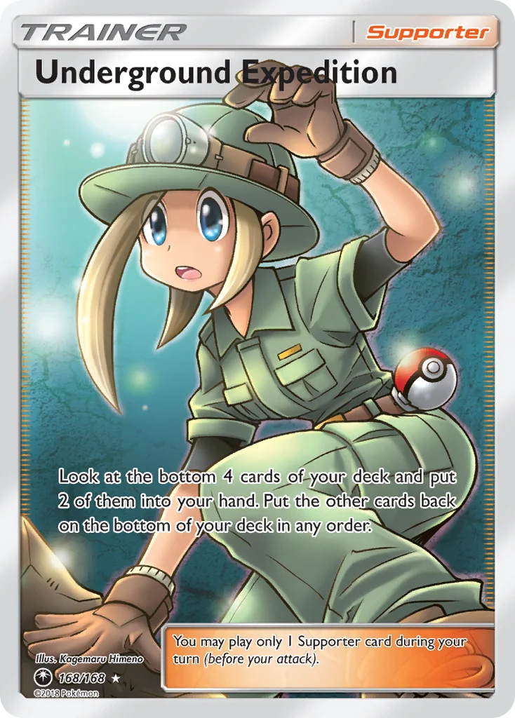 Underground Expedition Pokemon card