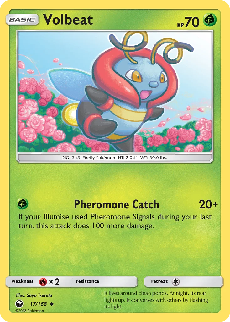 Volbeat Pokemon card