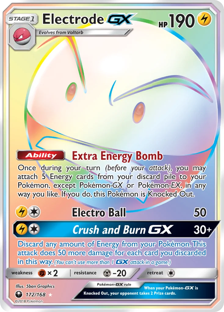 Electrode-GX Pokemon card