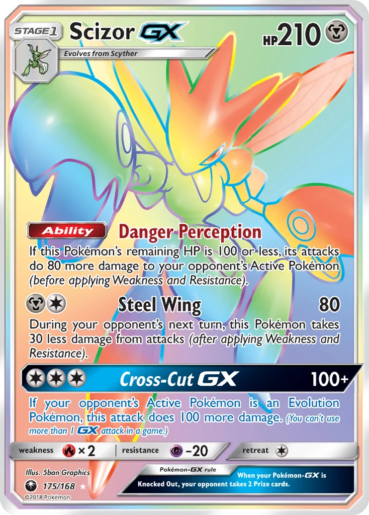 Scizor-GX Pokemon card