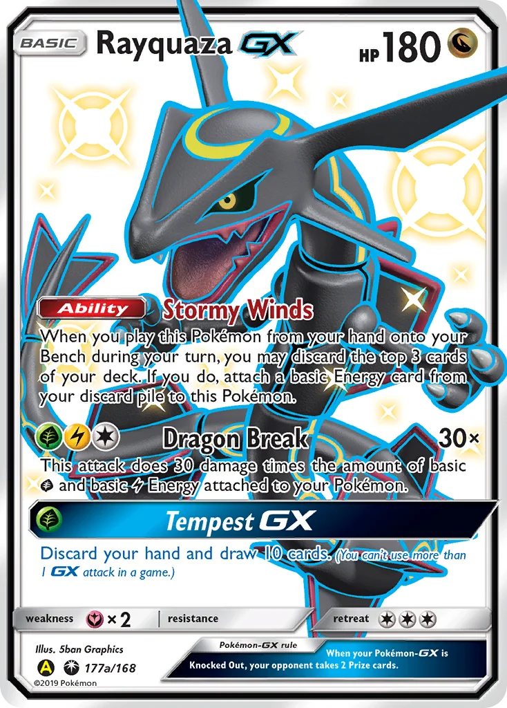 Rayquaza-GX Pokemon card