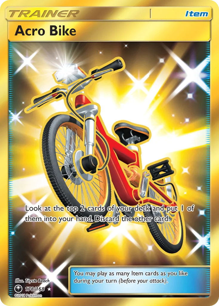 Acro Bike Pokemon card