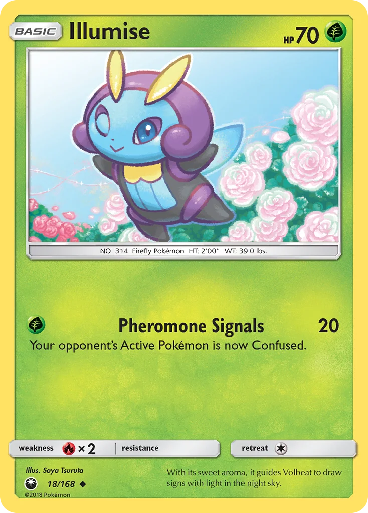 Illumise Pokemon card