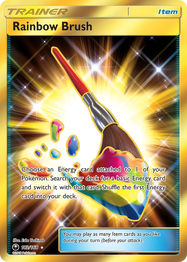 Rainbow Brush Pokemon card