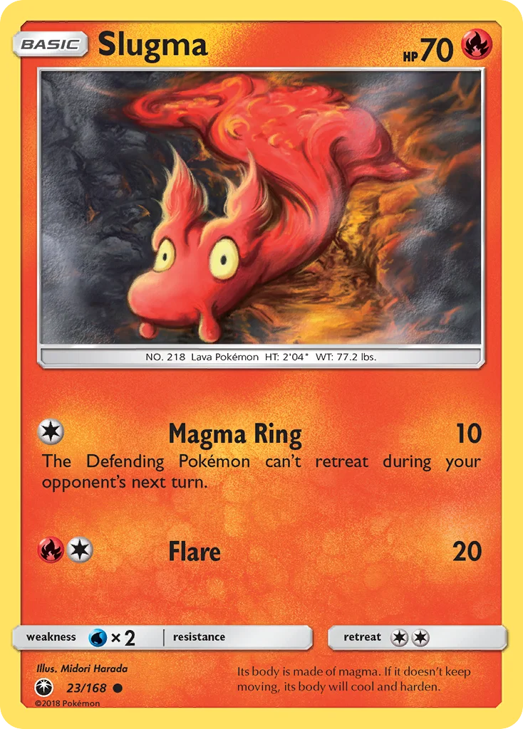 Slugma Pokemon card