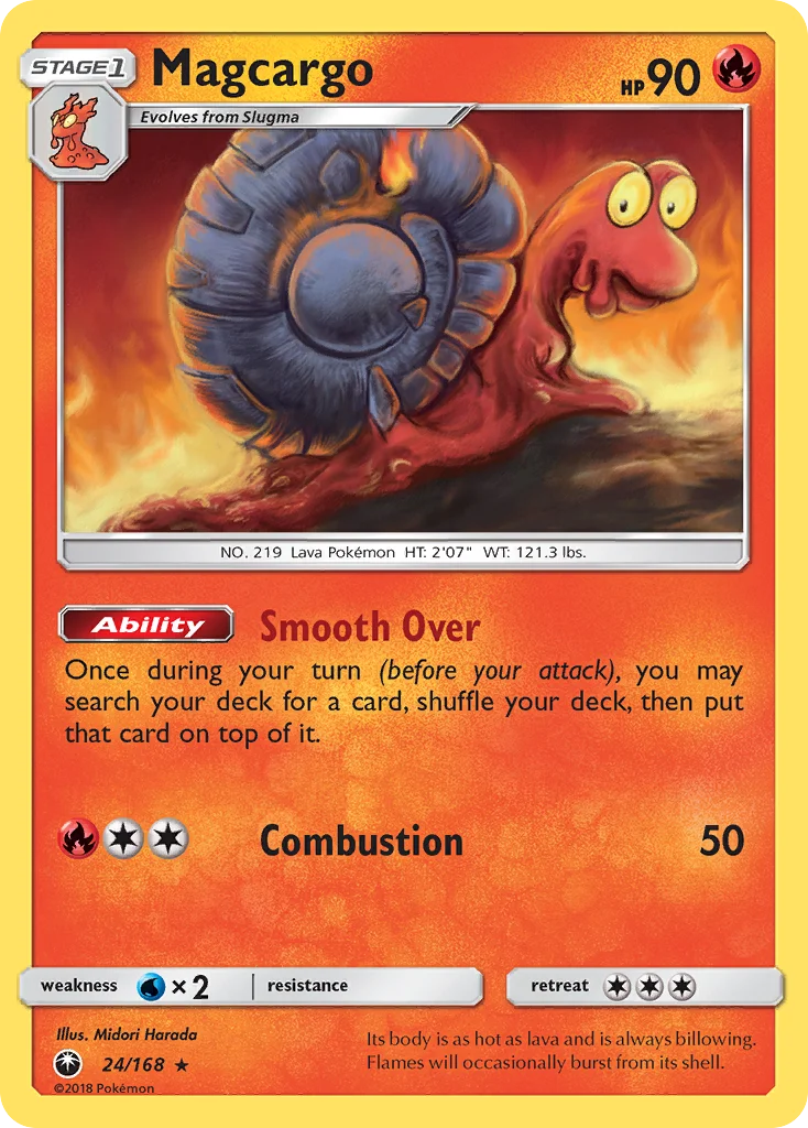 Magcargo Pokemon card