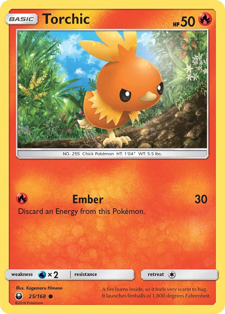 Torchic Pokemon card