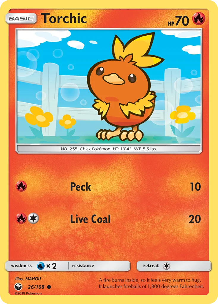 Torchic Pokemon card
