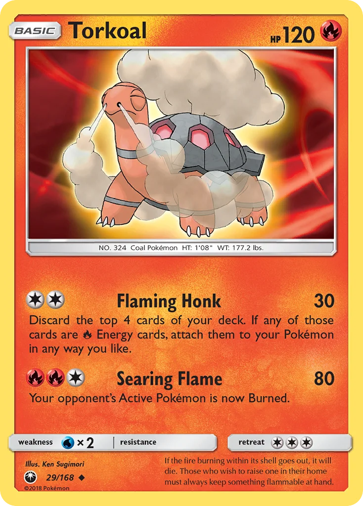 Torkoal Pokemon card