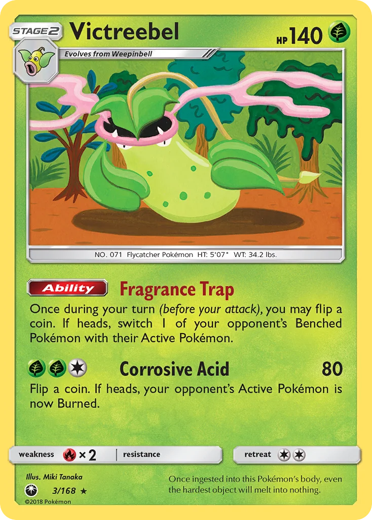 Victreebel Pokemon card