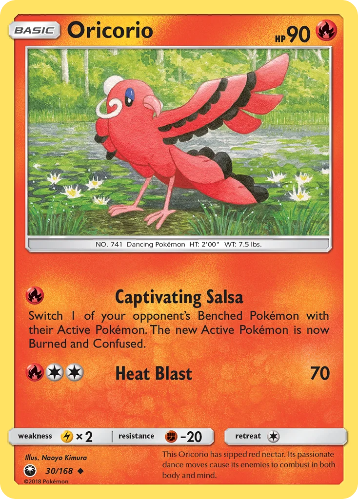 Oricorio Pokemon card