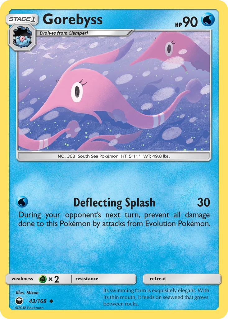 Gorebyss Pokemon card