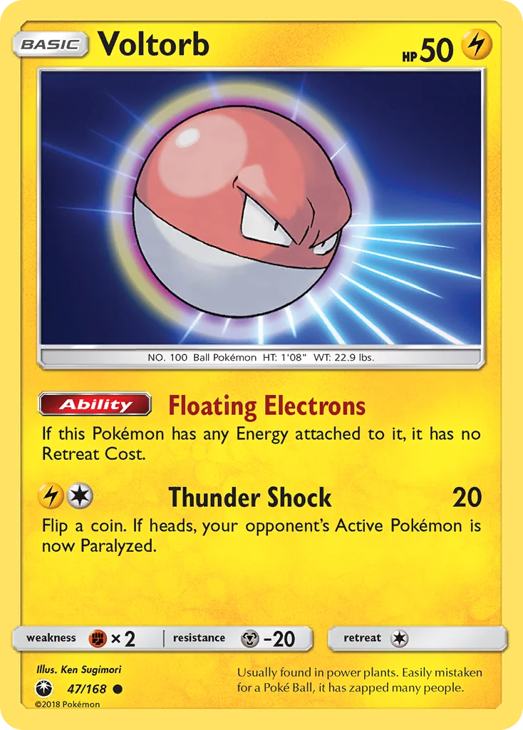 Voltorb Pokemon card