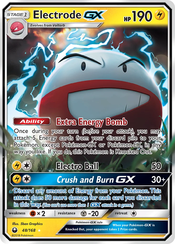 Electrode-GX Pokemon card