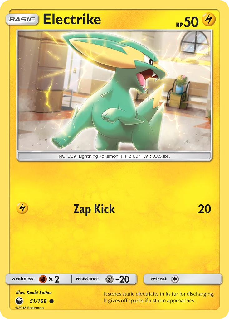 Electrike Pokemon card