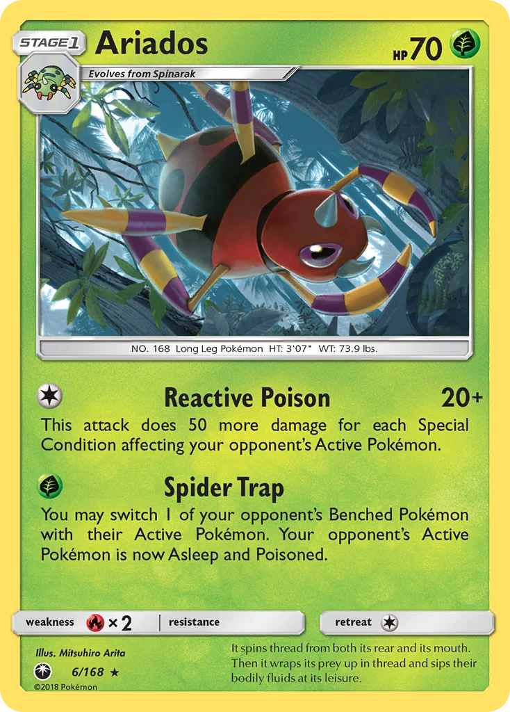 Ariados Pokemon card