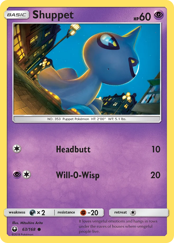 Shuppet Pokemon card
