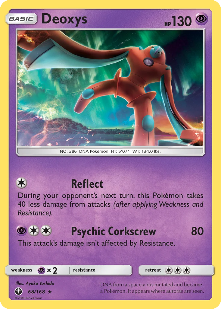 Deoxys Pokemon card