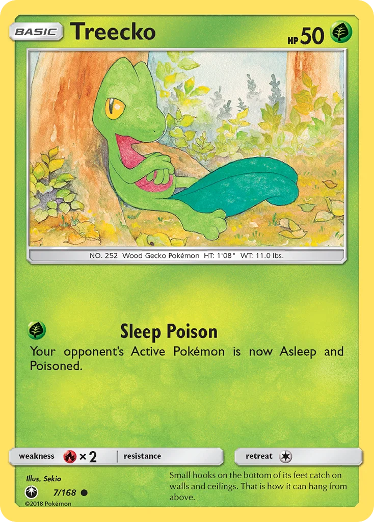Treecko Pokemon card