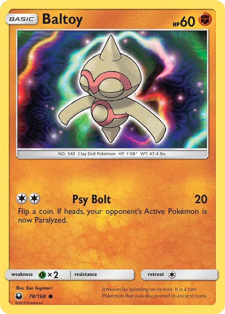Baltoy Pokemon card