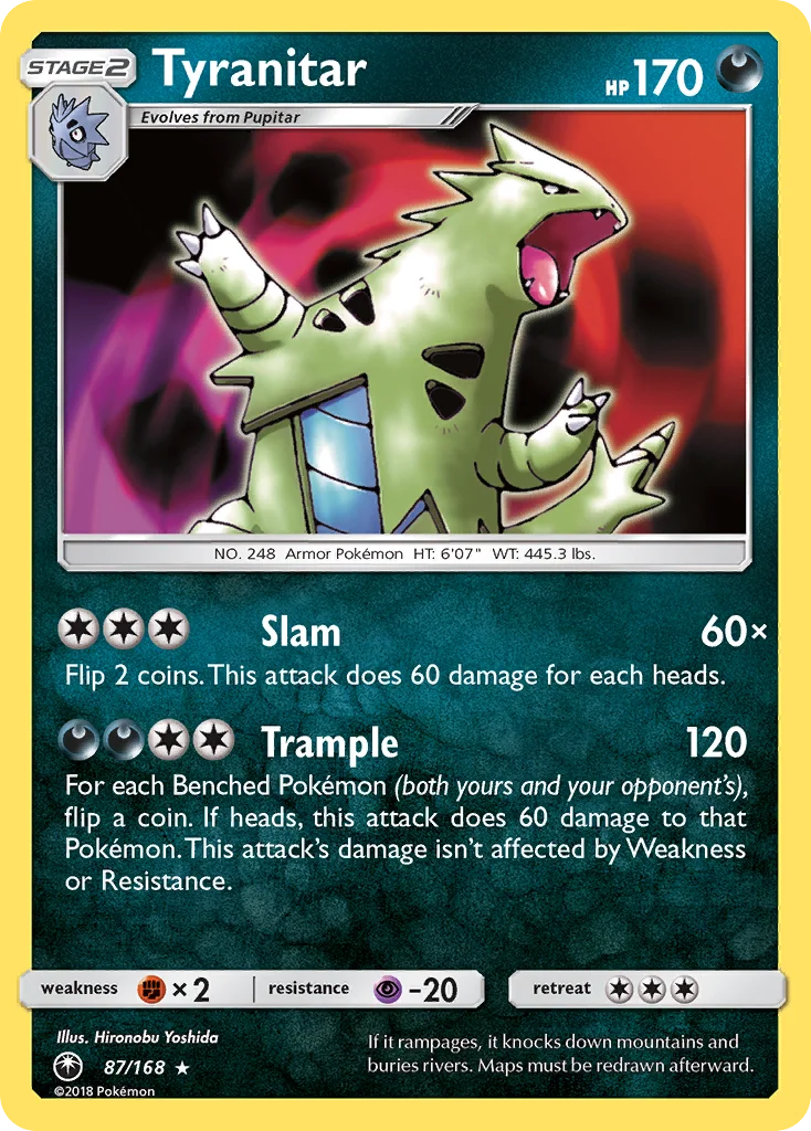 Tyranitar Pokemon card