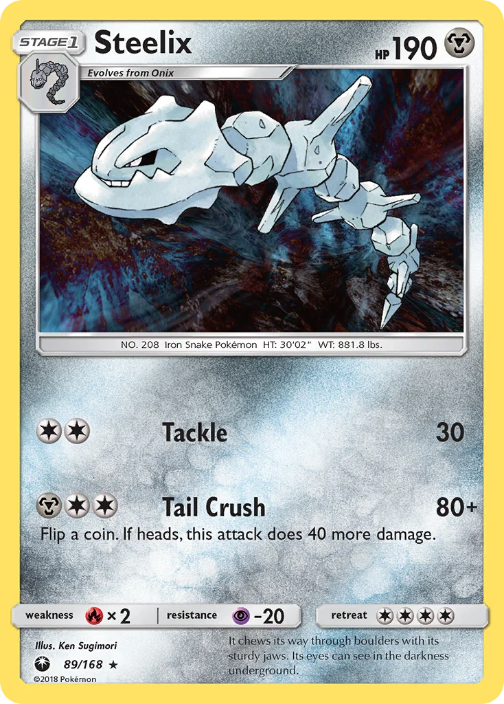 Steelix Pokemon card