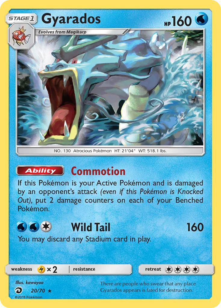 Gyarados Pokemon card