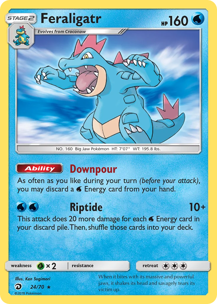 Feraligatr Pokemon card