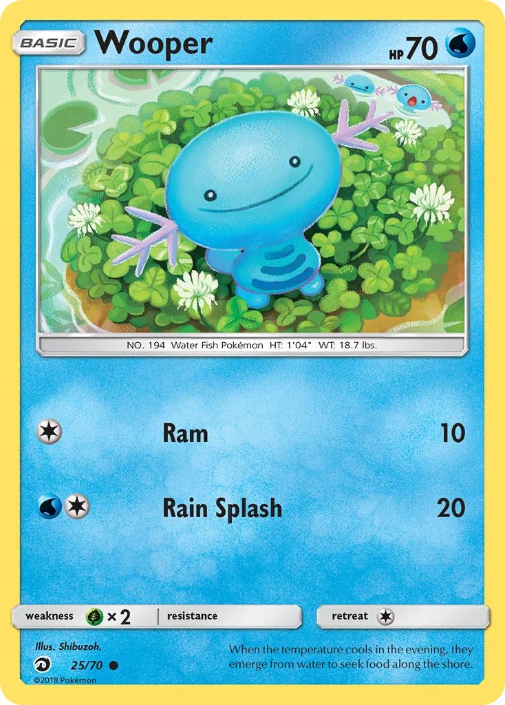 Wooper Pokemon card