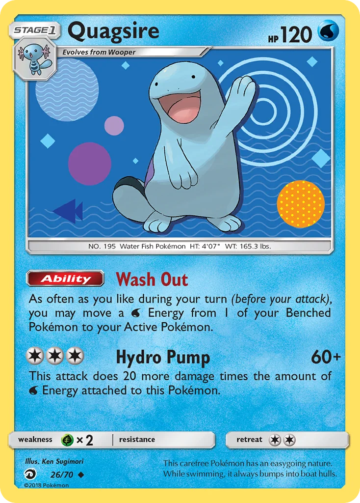 Quagsire Pokemon card