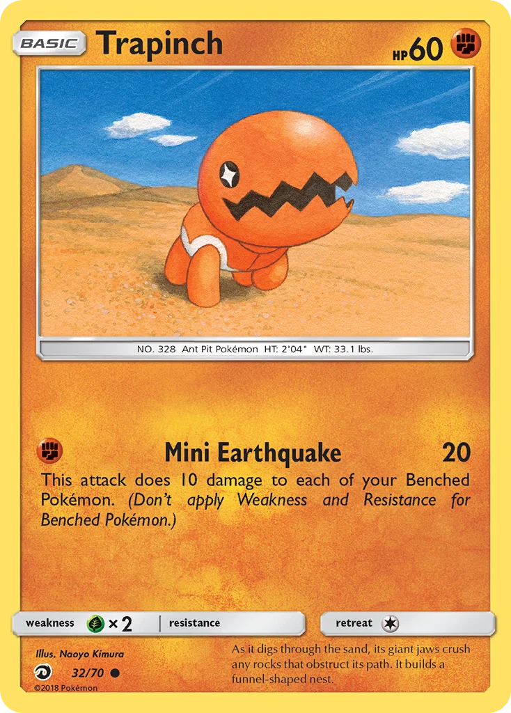 Trapinch Pokemon card
