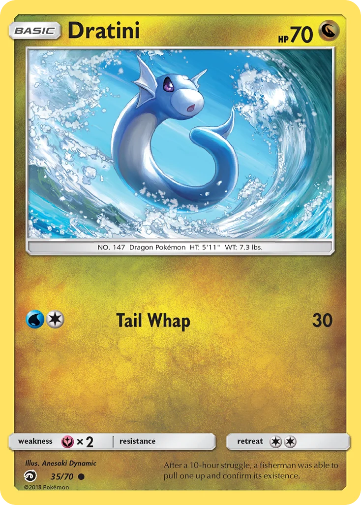 Dratini Pokemon card