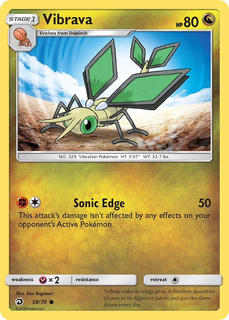Vibrava Pokemon card