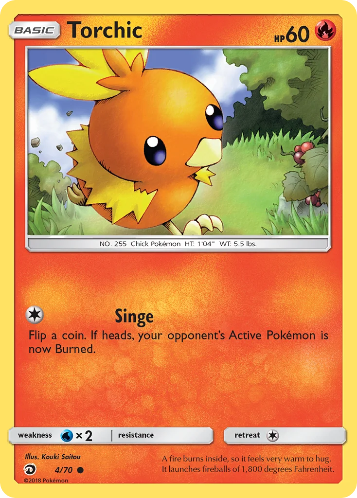 Torchic Pokemon card