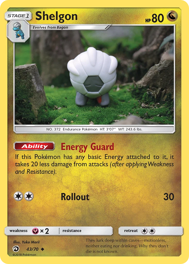 Shelgon Pokemon card