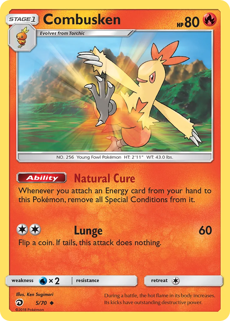 Combusken Pokemon card