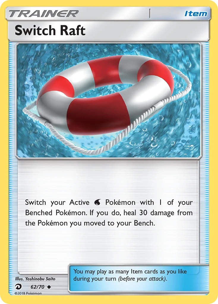 Switch Raft Pokemon card