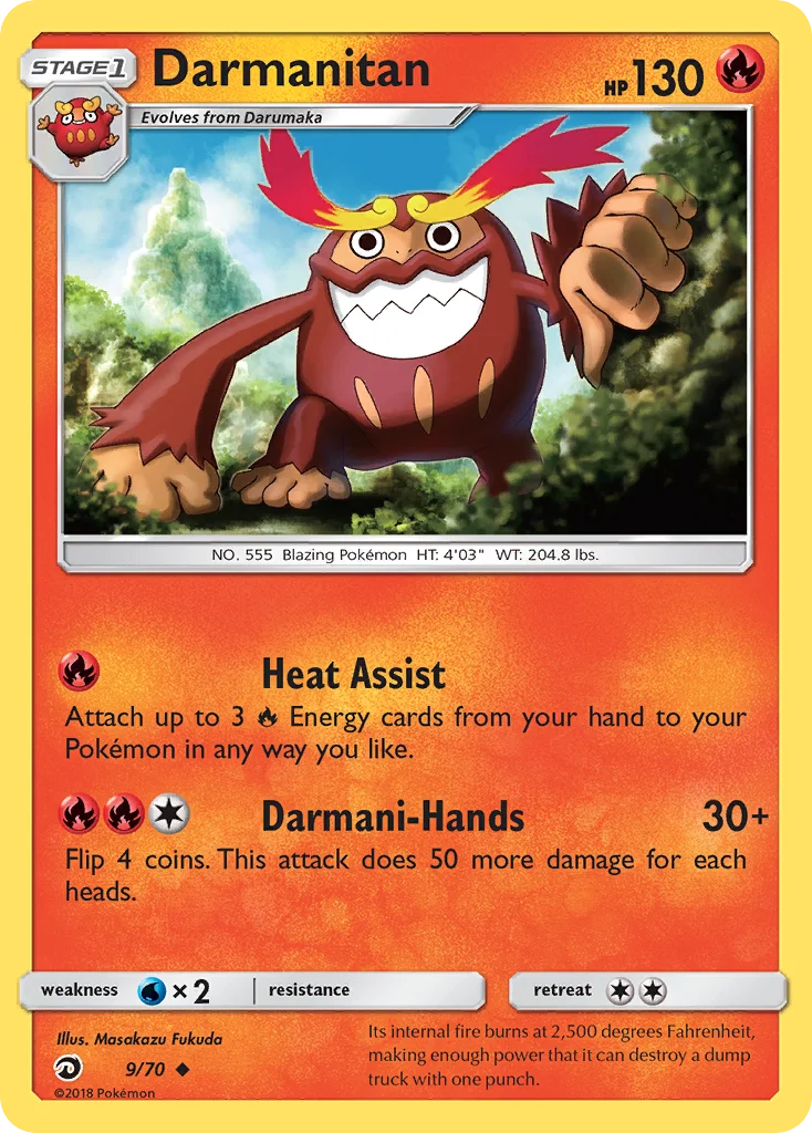 Darmanitan Pokemon card