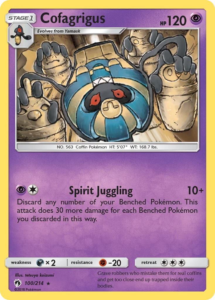 Cofagrigus Pokemon card