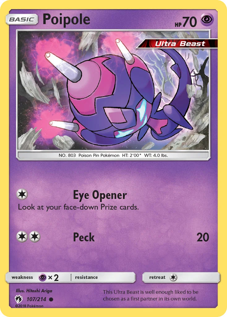 Poipole Pokemon card