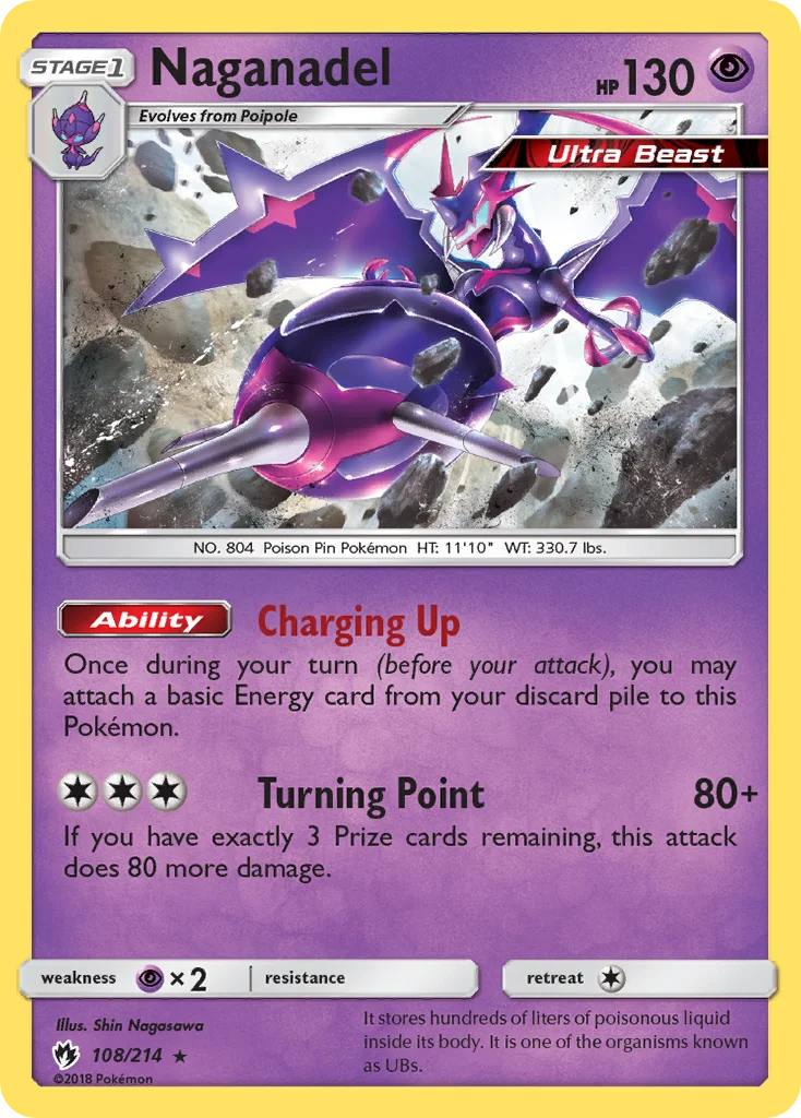 Naganadel Pokemon card
