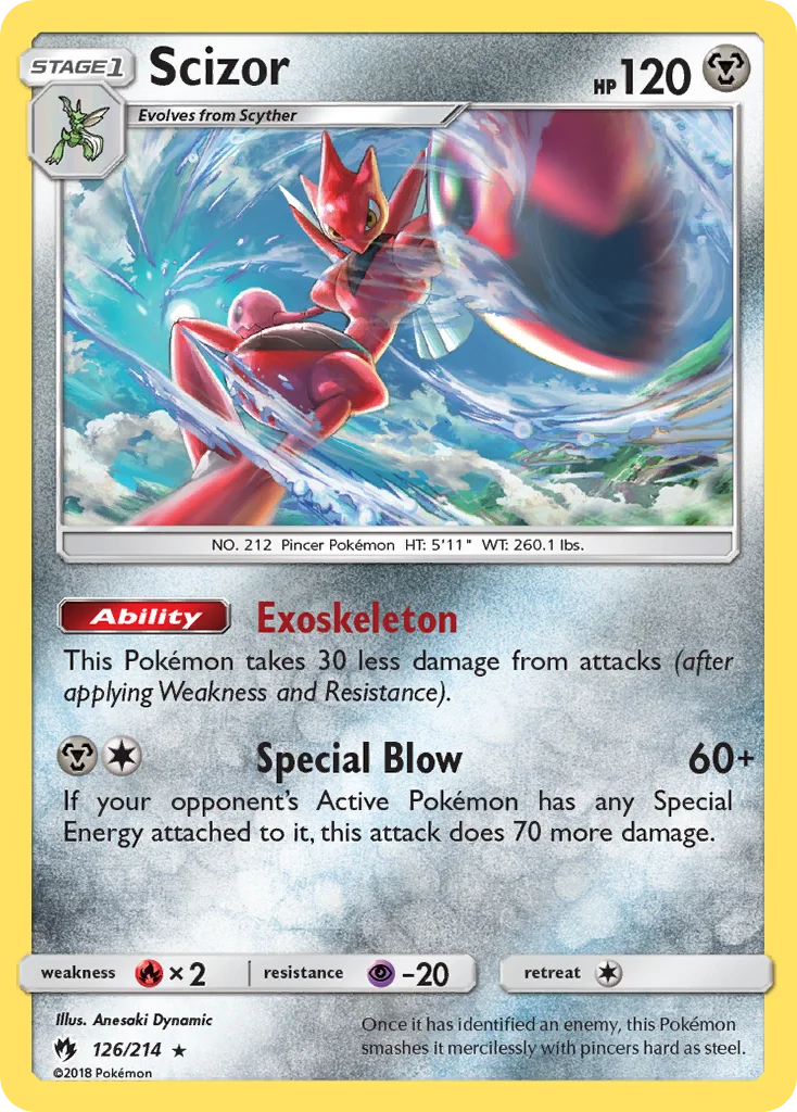 Scizor Pokemon card