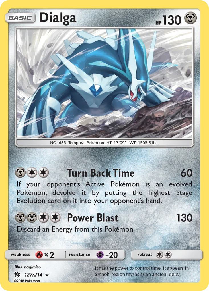 Dialga Pokemon card