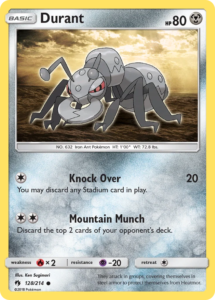 Durant Pokemon card